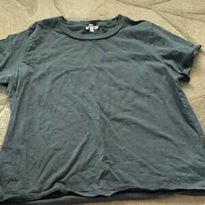 Reformation Blue Short Sleeve Tee